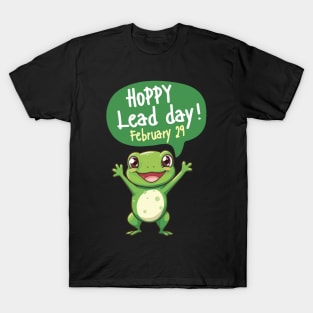 Funny Frog Lover Hoppy Leap Day February 29 Birthday T-Shirt